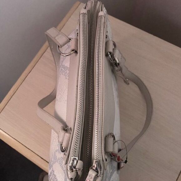 ENZO Angiolini Eb Namias Snakeskin print satchel - Picture 9 of 9